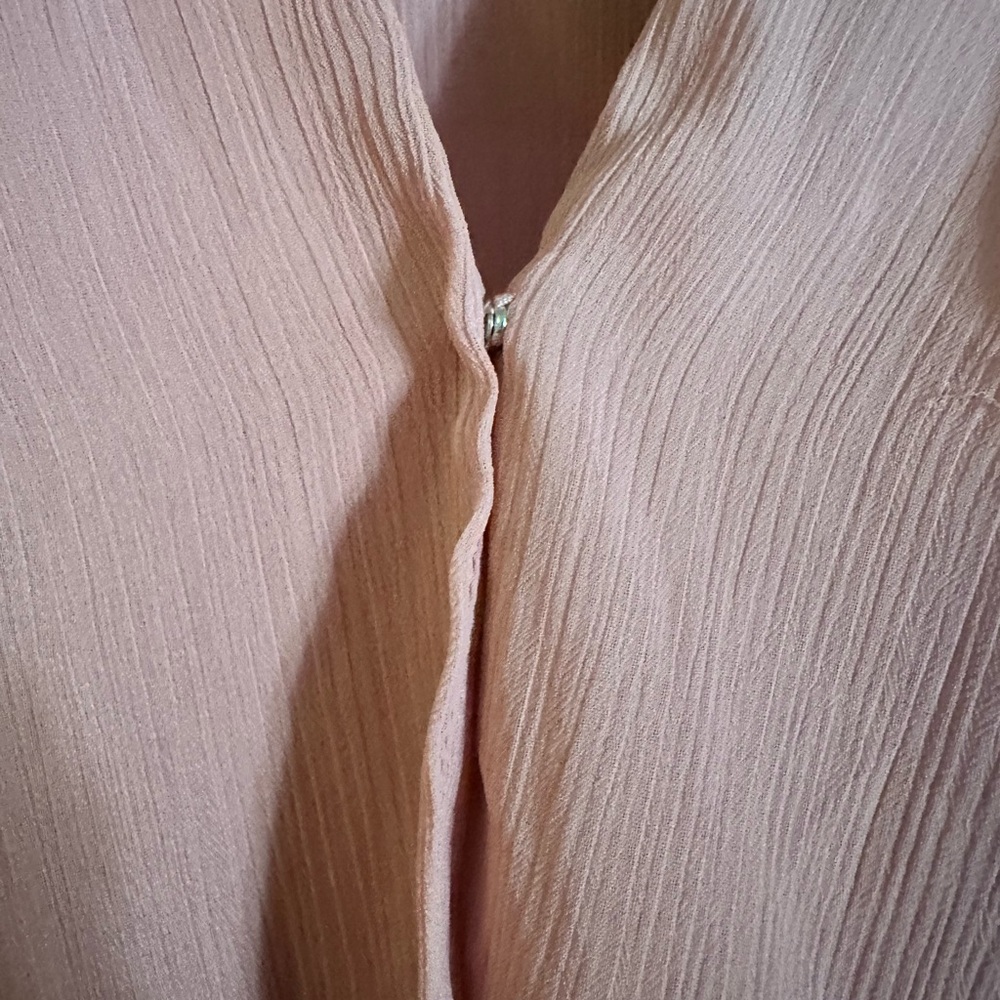 Lulu's Dusty Rose Ruffle Bodysuit - Picture 5 of 8